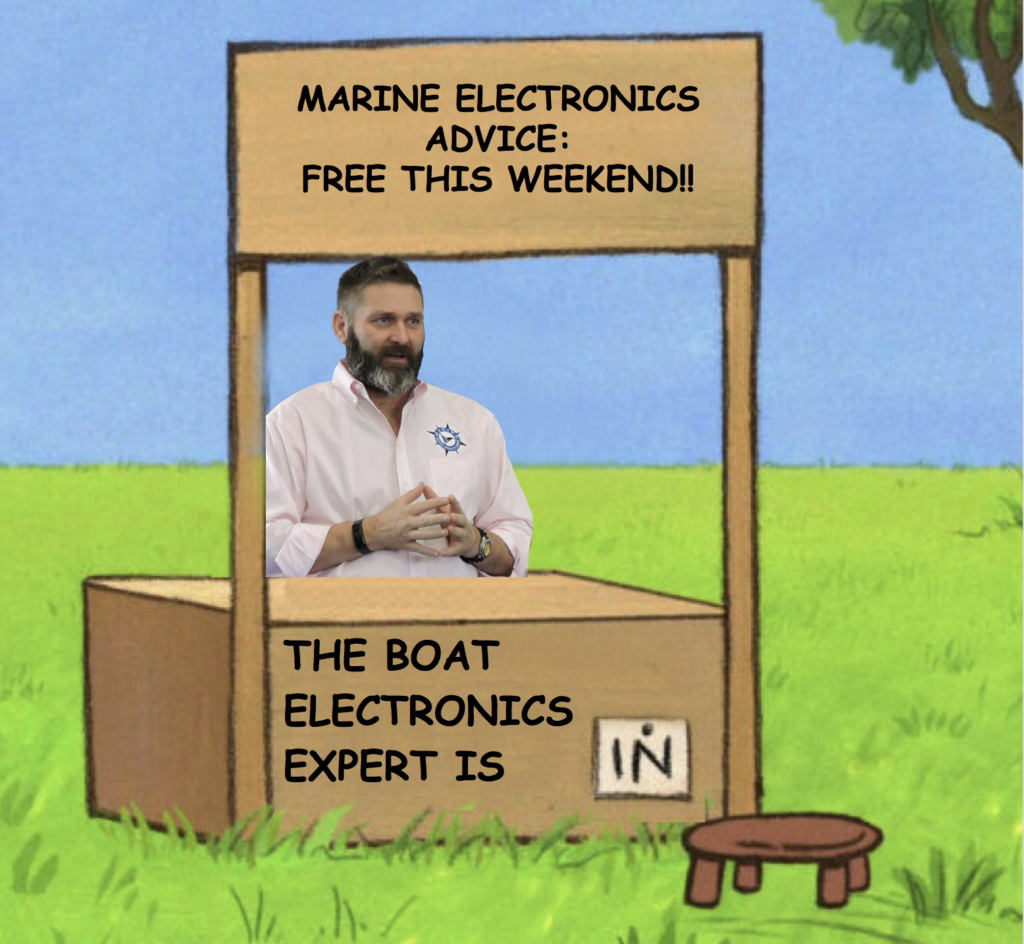 The Marine Electronics Expert is in